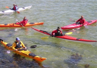  Curso de kayak de mar en Hendaya 